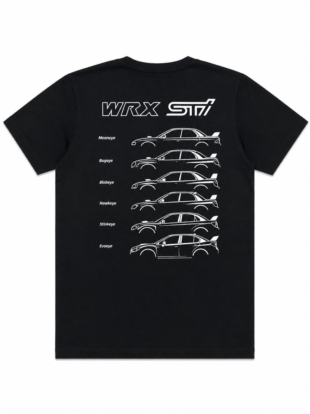 Subaru WRX STI Generations T-Shirt