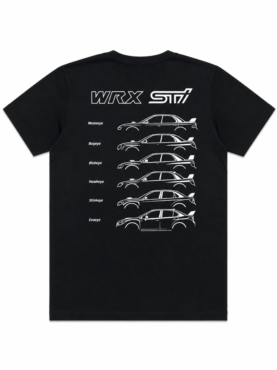 Subaru WRX STI Generations T-Shirt